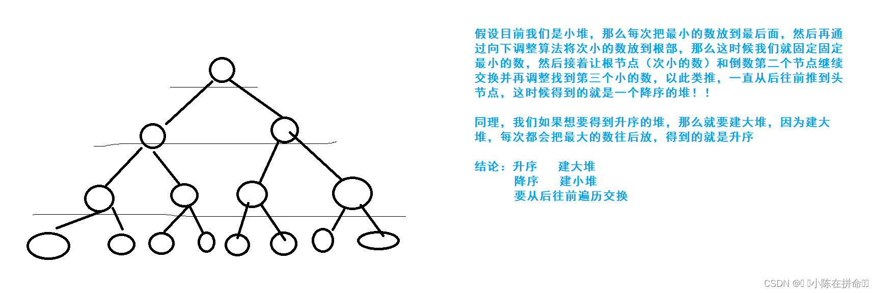 DS初阶：二叉树的顺序结构及堆的实现
