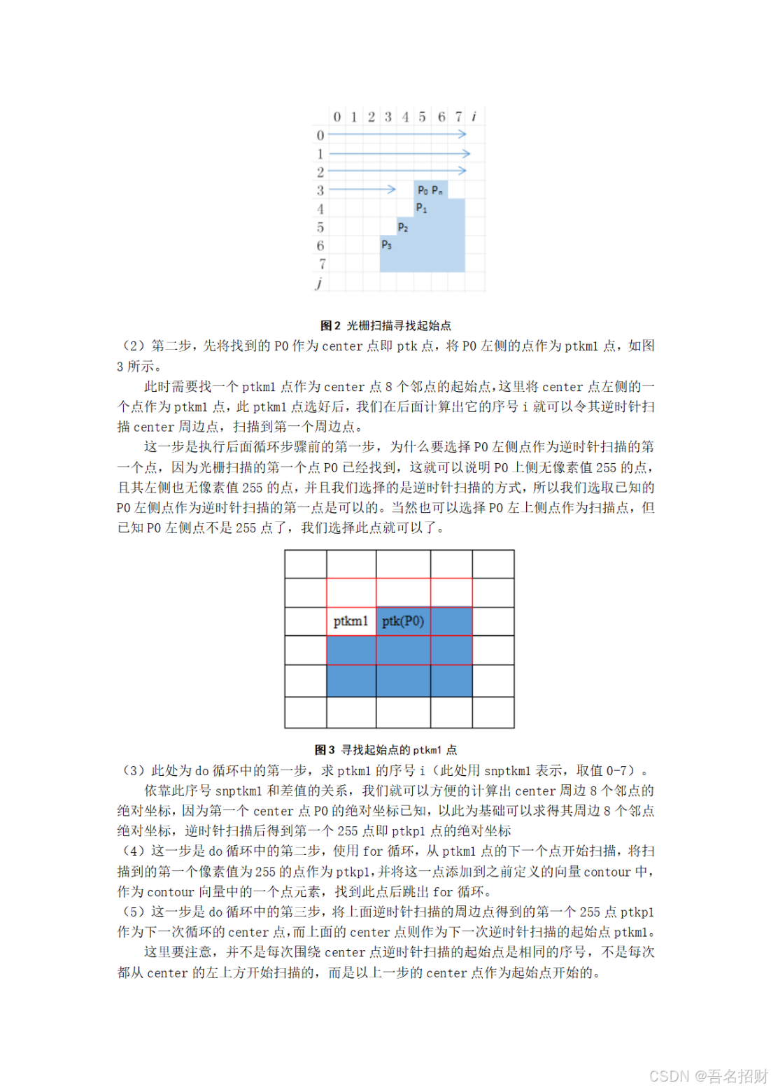 学术规范与论文写作——改进的八邻域边界跟踪算法