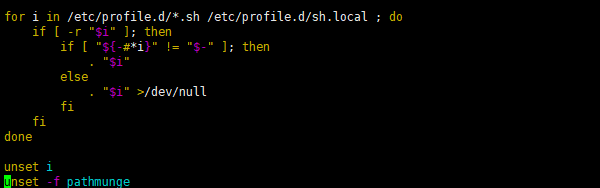 【linux】 profile和bashrc， ~/.profile ，~/.bashrc