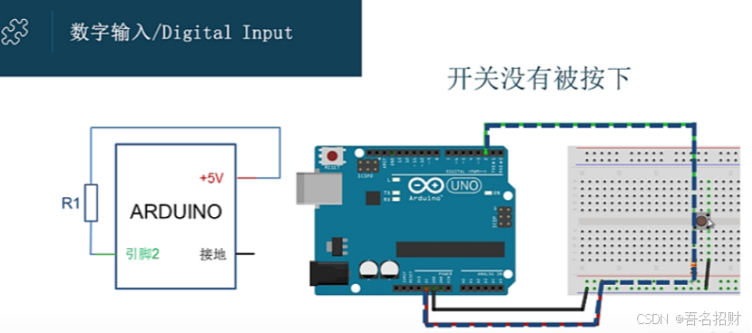 arduino程序-数字输入1-按键开关（基础知识）