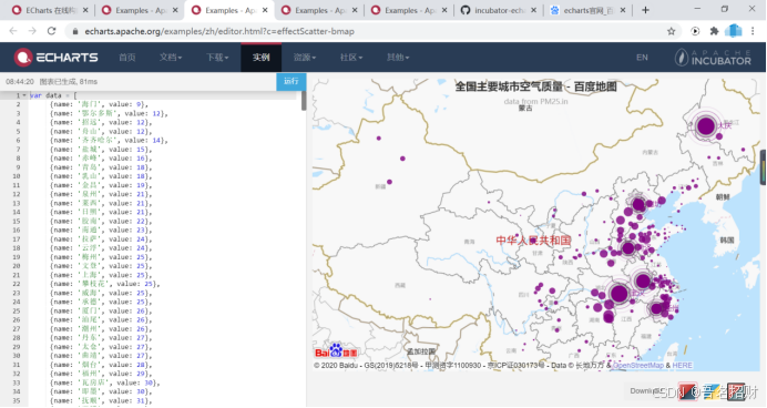 六、数据可视化—Echars（爬虫及数据可视化）