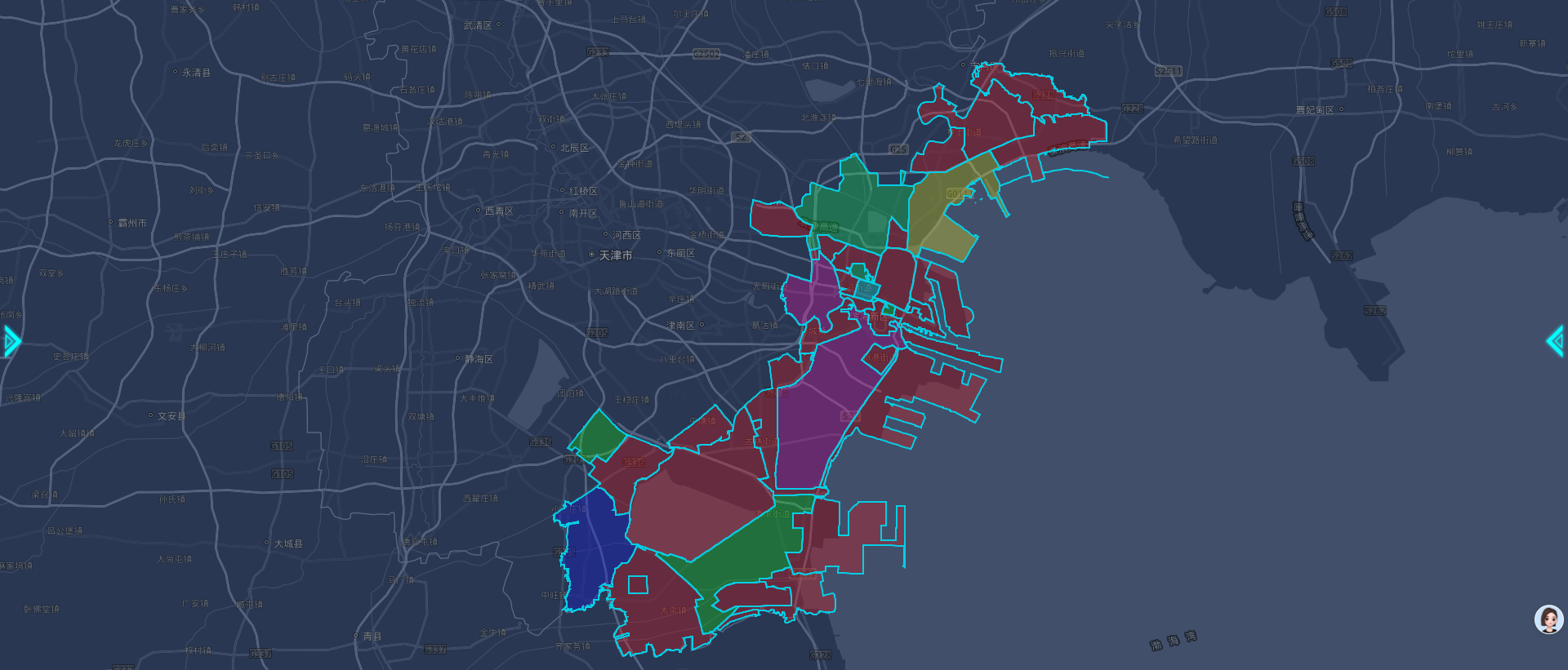 Vue 3 + 天地图 + D3.js 绘制行政区划