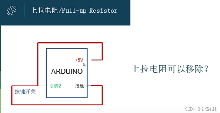 arduino程序-数字输入1-按键开关（基础知识）