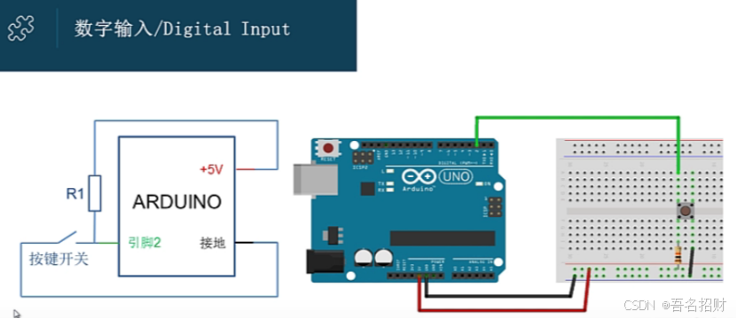 arduino程序-数字输入1-按键开关（基础知识）