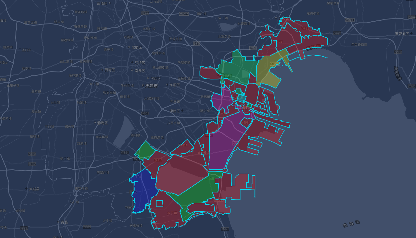 Vue 3 + 天地图 + D3.js 绘制行政区划