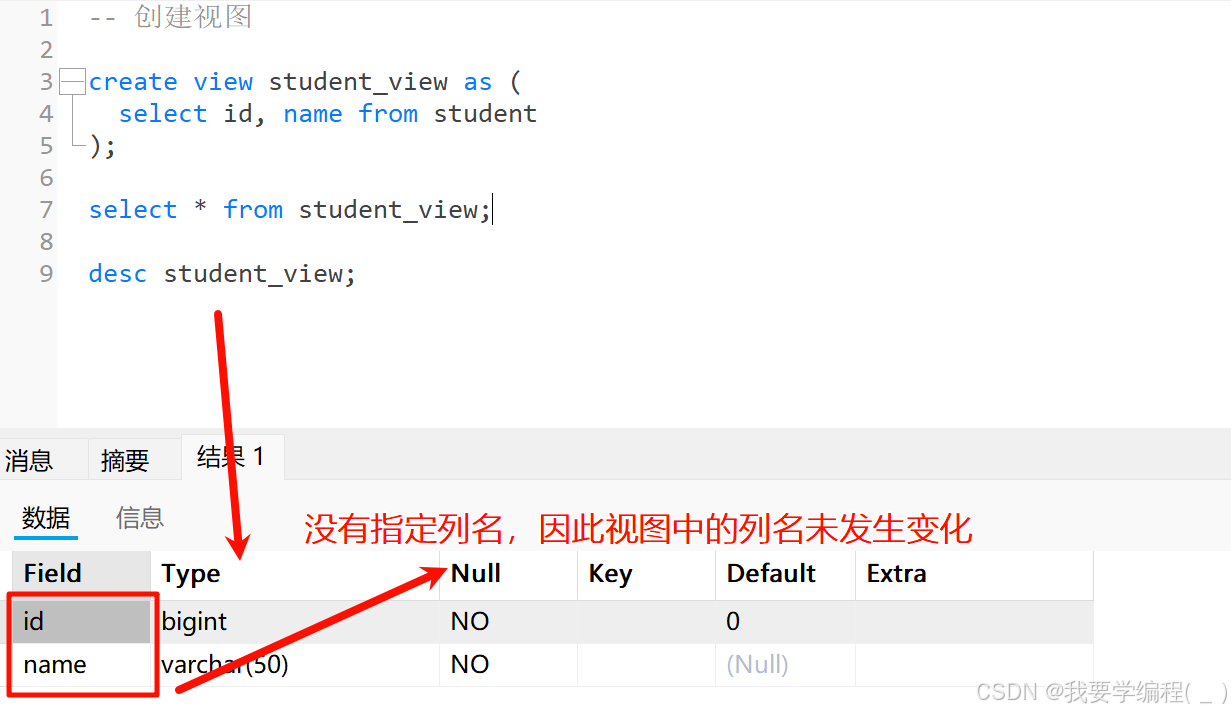 初始MYSQL数据库（7）—— 视图