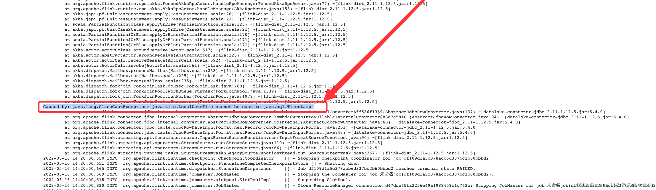 【源码改造】flink JDBC connector 源码改造之 类型转换 java.time.LocalDateTime cannot be cast to java.sql.Timestamp