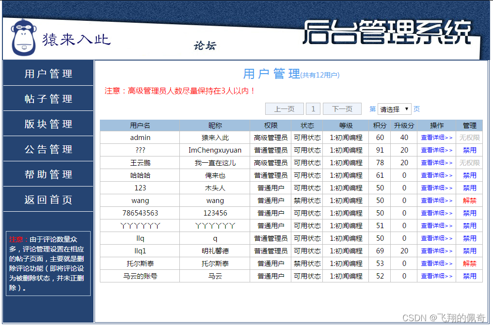基于spring+jsp+mysql实现的Java web论坛系统【源码+数据库+指导运行】