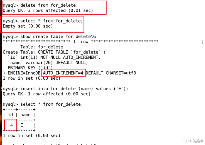 Linux下学【MySQL】表中修改和删除的进阶操作（配实操图和SQL语句通俗易懂）