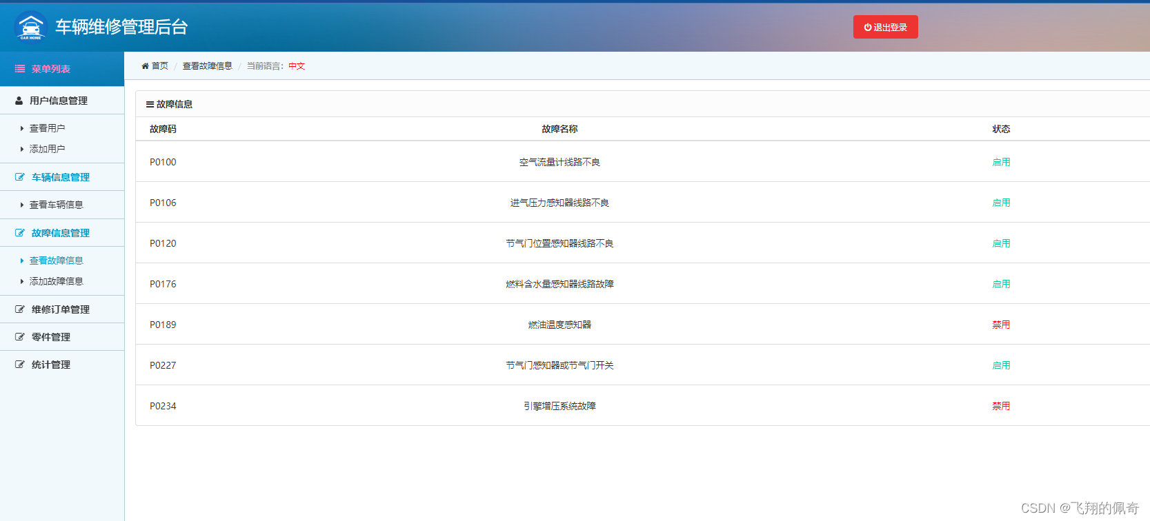 基于SSM框架实现的车辆维修管理系统