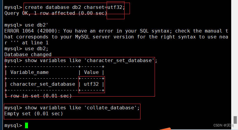 MySQL基础---库的操作（Linux下学习MySQL配实操图）