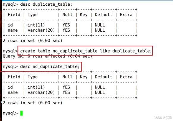 Linux下学【MySQL】表中插入和查询的进阶操作（distinct、between、in、like、where、not、NULL、order by）