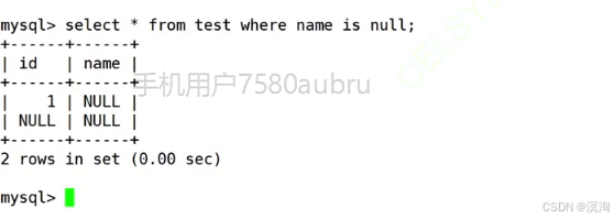 Linux下学【MySQL】表中插入和查询的进阶操作（distinct、between、in、like、where、not、NULL、order by）